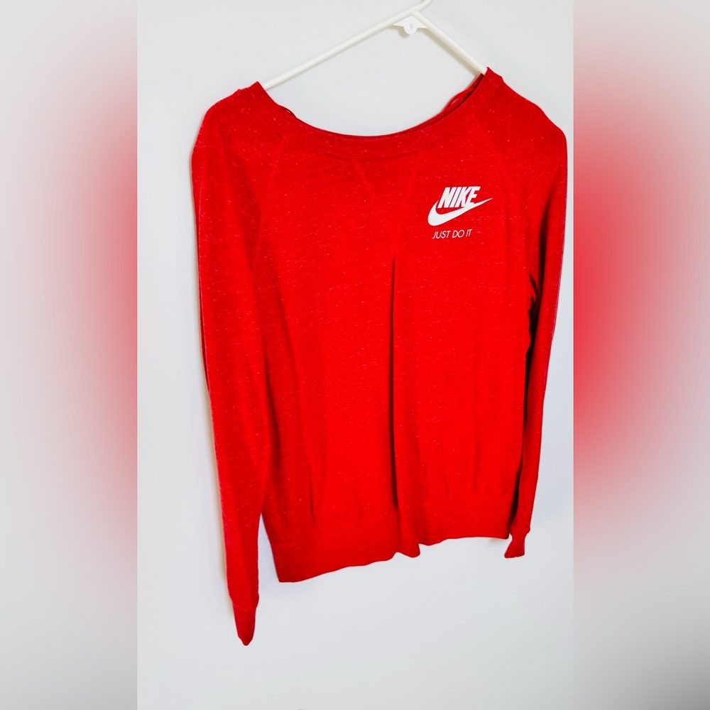 Nike women’s  Vibrant Red Crewneck Sweater